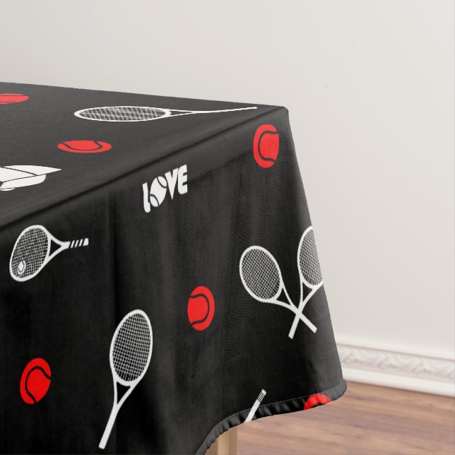 Mantel 🎾 de tenis en blanco y negro 🎾 (In Situ)