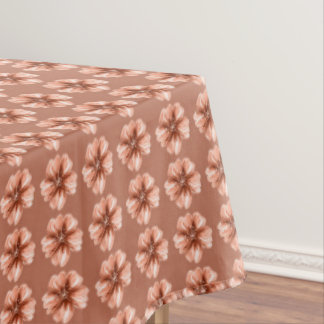 Mantel de Terracota Floral Vintage Patrón Repetiti