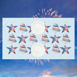 Mantel de "Tierra de libres" del 4 de julio