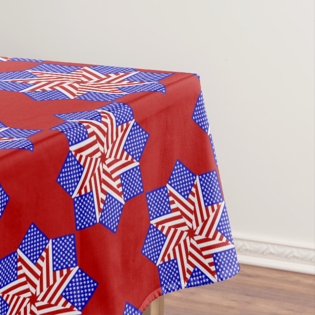 MANTEL DE USA BANDERA-PLEGADO DE BOLSITAS DE TÉ S8 (In Situ)