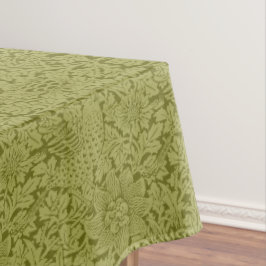 Mantel de William Morris de pájaro y anémona