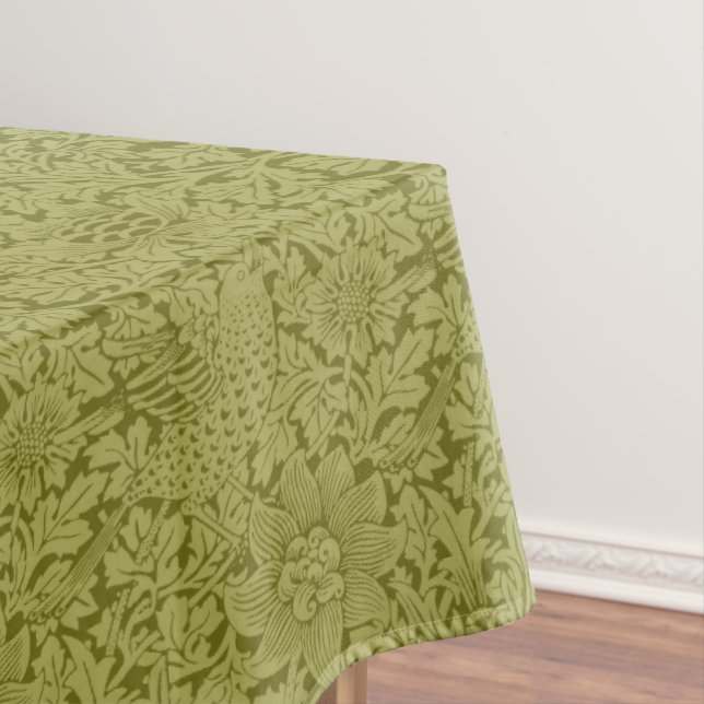 Mantel de William Morris de pájaro y anémona (In Situ)