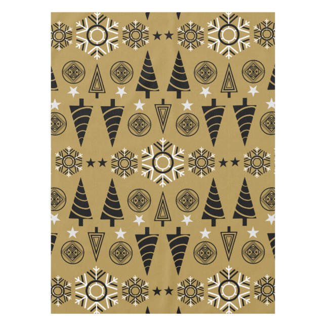 Mantel Decoración Art Nouveau Navidad (Anverso)