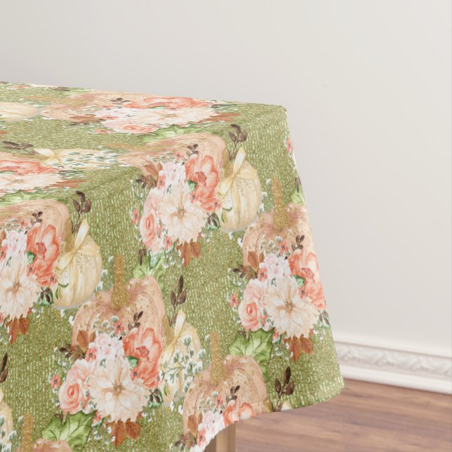 Mantel Decoración de Baby Shower de calabazas verdes anti (In Situ)