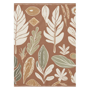 Mantel Decoración rústica boho de flores silvestres de te