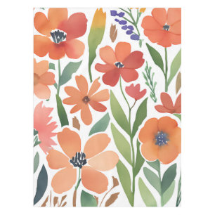 Mantel Decoración rústica de Boho de Terracota Wildflower