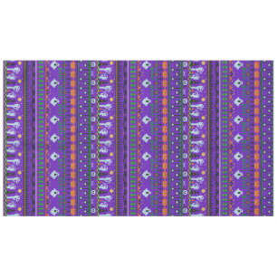 Mantel Decoración violeta de Halloween, decoración de la