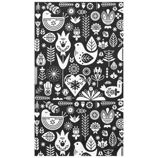 Mantel Decoraciones navideñas nórdicas escandinavas (Anverso)