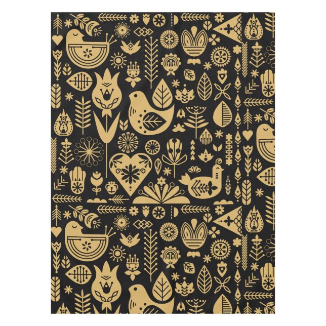 Mantel Decoraciones navideñas nórdicas escandinavas (Anverso)