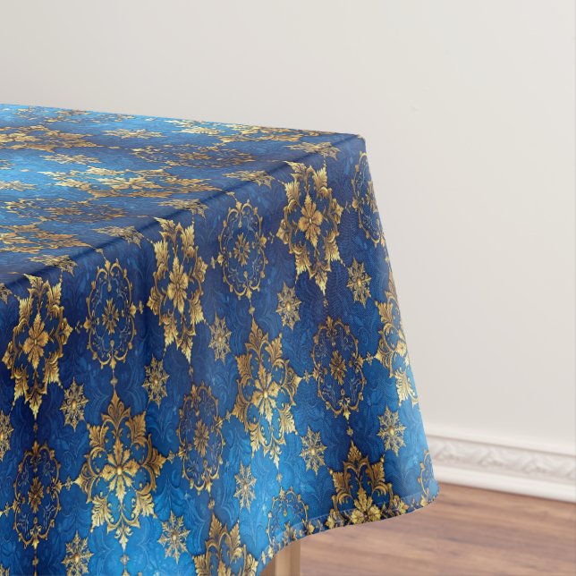 Mantel decorativo azul para fiestas (In Situ)