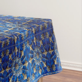 Mantel decorativo azul para fiestas