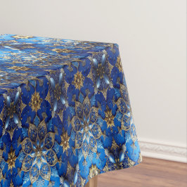 Mantel decorativo azul para fiestas