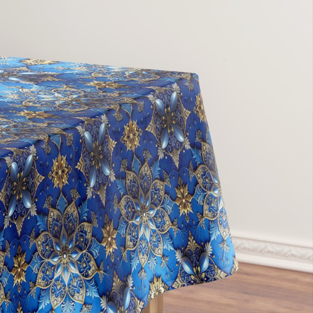 Mantel decorativo azul para fiestas (In Situ)