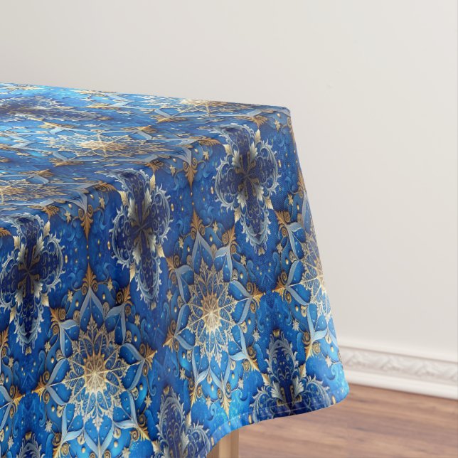 Mantel decorativo azul para fiestas (In Situ)
