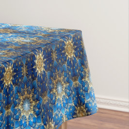 Mantel decorativo azul para fiestas
