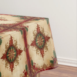 Mantel decorativo rojo para fiestas