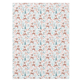 Mantel Deer lindo en Navidades singulares de patrones for