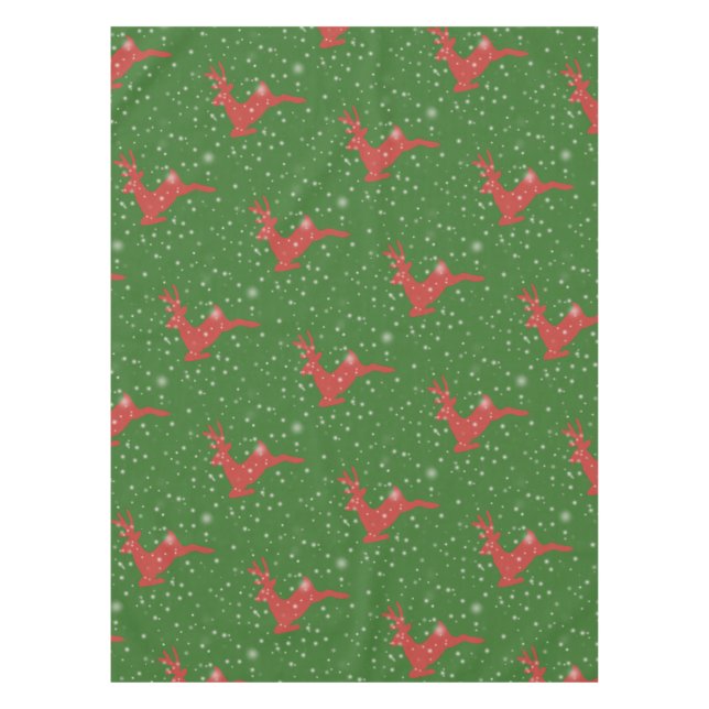 Mantel Deer Winter Holidays Baby Jersey Bodysuit (Anverso)