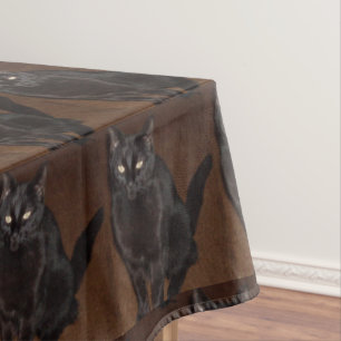 Mantel del CAT NEGRO de las BRUJAS de HALLOWEEN