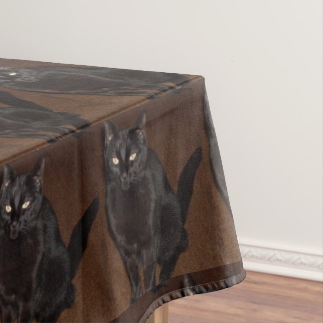 Mantel del CAT NEGRO de las BRUJAS de HALLOWEEN (In Situ)