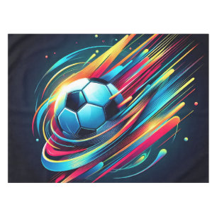 Mantel Deportes de velocidad de fútbol ciber futurista