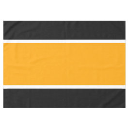 Mantel Deportiva Amarillo Naranja Negro Blanco Rayas Bril