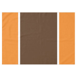 Mantel Deportiva de los 70 Marrón Naranja Blanco Rayas Ve