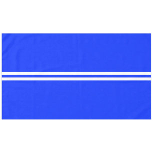 Mantel Deportivo Azul brillante Dos franjas blancas larga