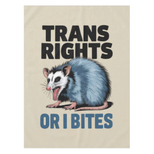 Mantel Derechos Trans O Yo Muerdo Gay Divertido Orgullo L