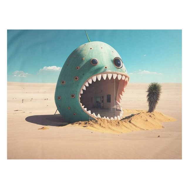 Mantel Desert monster house (Frente (Horizontal))