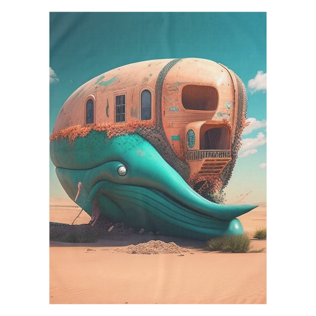 Mantel Desert Whale House (Anverso)