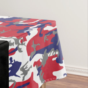 Mantel Día de la Independencia Camuflaje Su nombre Person