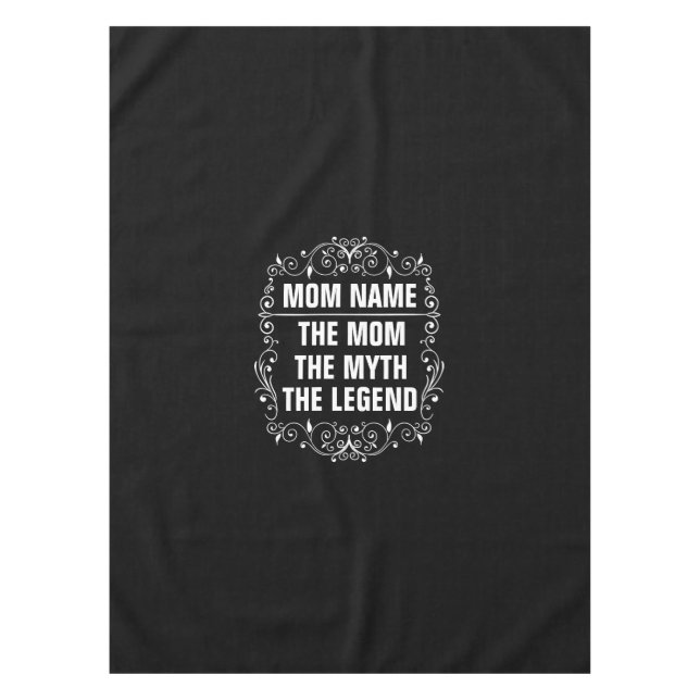 Mantel Día de la Madre personalizado (Anverso)