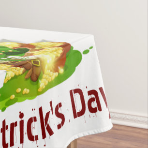 Mantel Día de San Patricio Feliz Cumpleaños Tablecloth