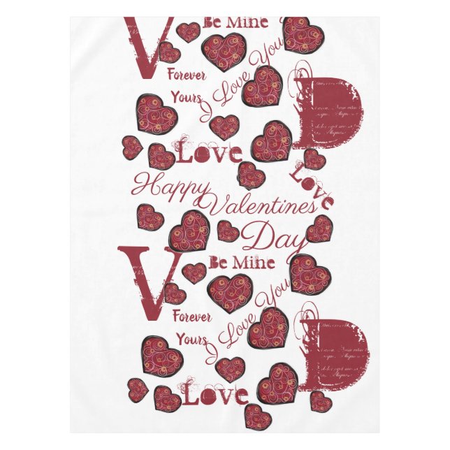 MANTEL DÍA DE SAN VALENTÍN (Anverso)