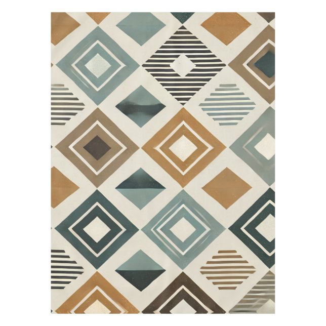 Mantel Diamantes modernos de mediados de siglo (Anverso)