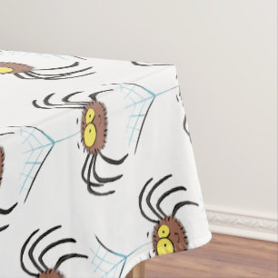 Mantel Dibujo animado de araña divertida linda y esponjos