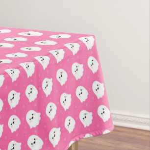 Mantel Dibujo de Fantasma Rosa Lindo – Diseño de Hallowee