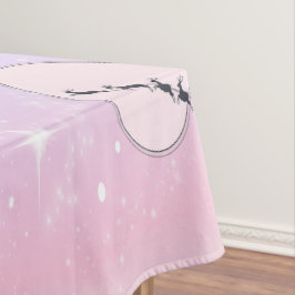 Mantel Difusión Navideña Pastel Iluminada por la Luna