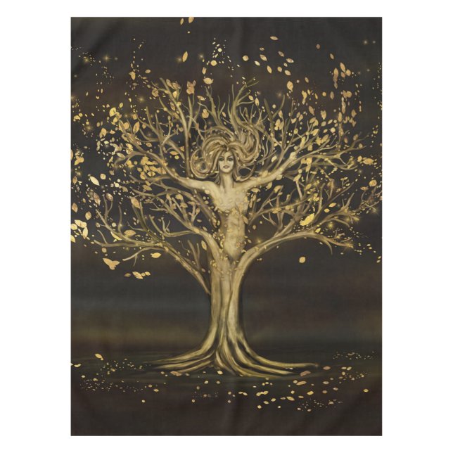 Mantel Diosa del árbol dorado (Anverso)