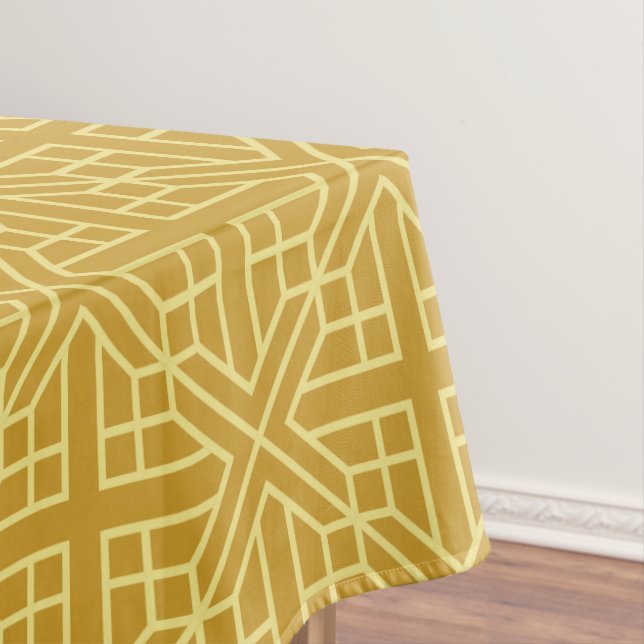 Mantel Discover Elegant Geometric Patterns with Gold Line (In Situ)