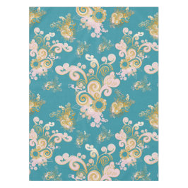 Mantel Diseño abstracto alegre de pétalos de flores