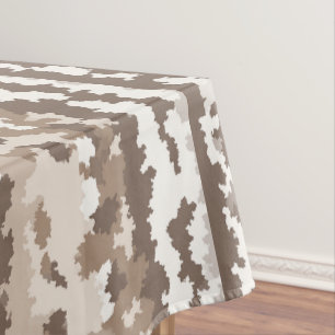 Mantel Diseño abstracto irregular de camuflaje tierra neu