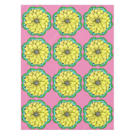 Mantel Diseño AMARILLO del POINSETTIA