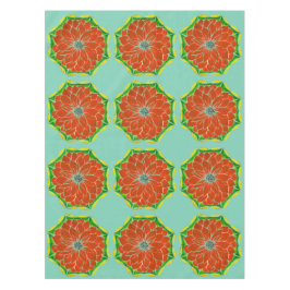 Mantel Diseño ANARANJADO del POINSETTIA