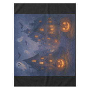 Mantel diseño clásico y vintage de pueblo de Halloween