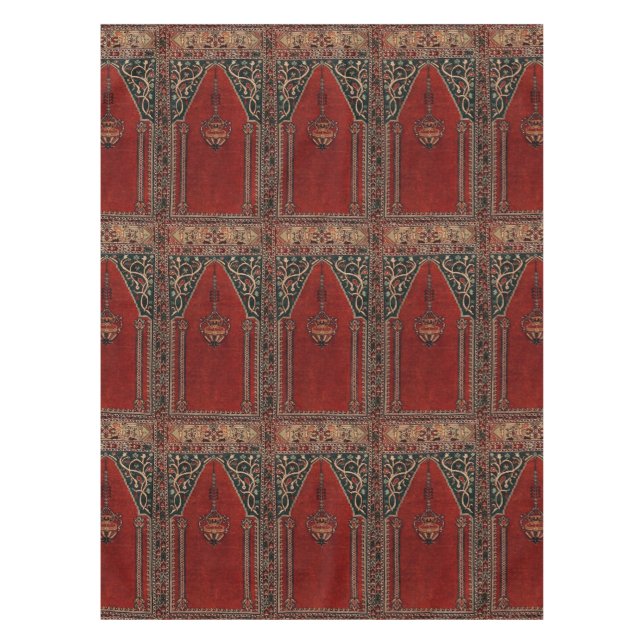 Mantel Diseño de alfombras de oración oriental - Moti int (Anverso)