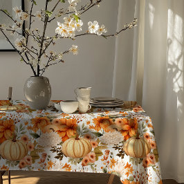 Mantel Diseño de Bouquet de calabaza de otoño