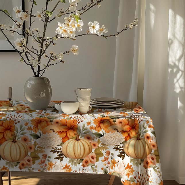 Mantel Diseño de Bouquet de calabaza de otoño (Subido por el creador)