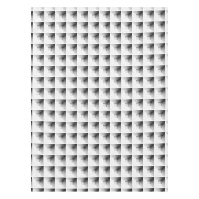 Mantel diseño de compartimento en Gris... (Anverso)